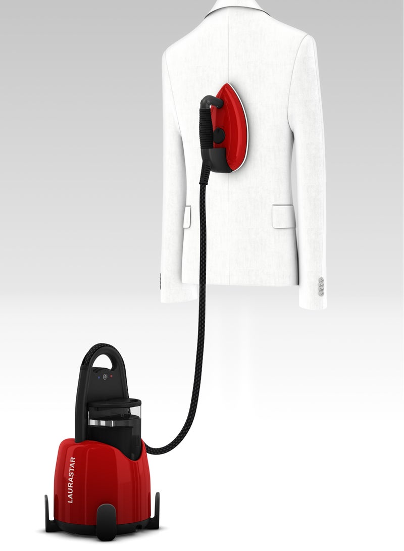 Lift Red, Steam Iron With Pulse Steam Constant Steam Pressure, Anti-Scale System, Aluminium Iron Soleplate, Brushed Finish