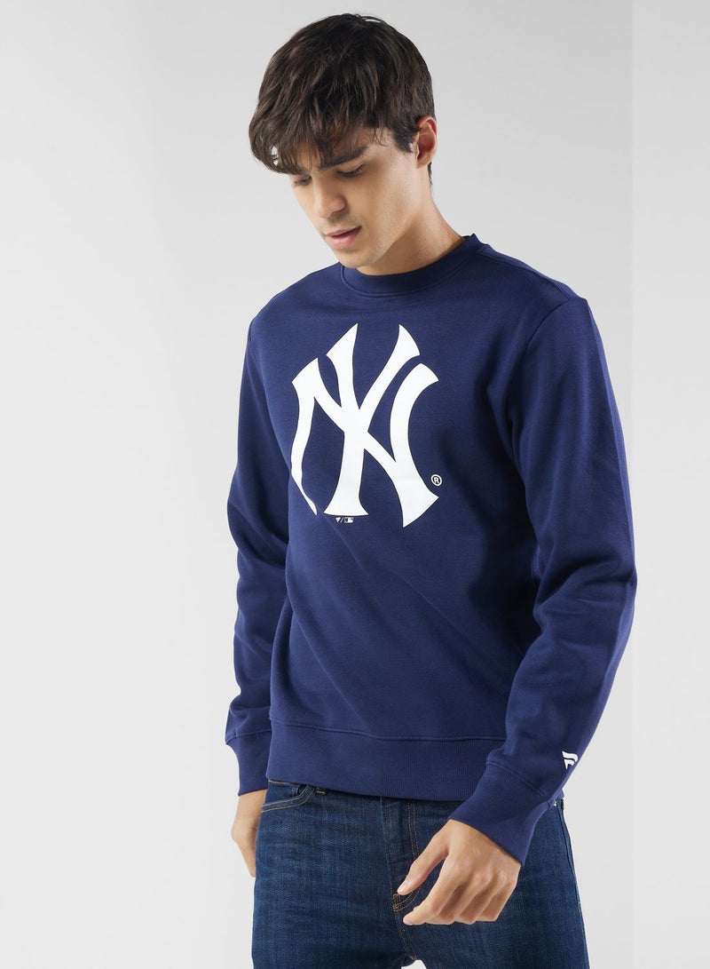 New York Yankees Graphic Logo Sweatshirt