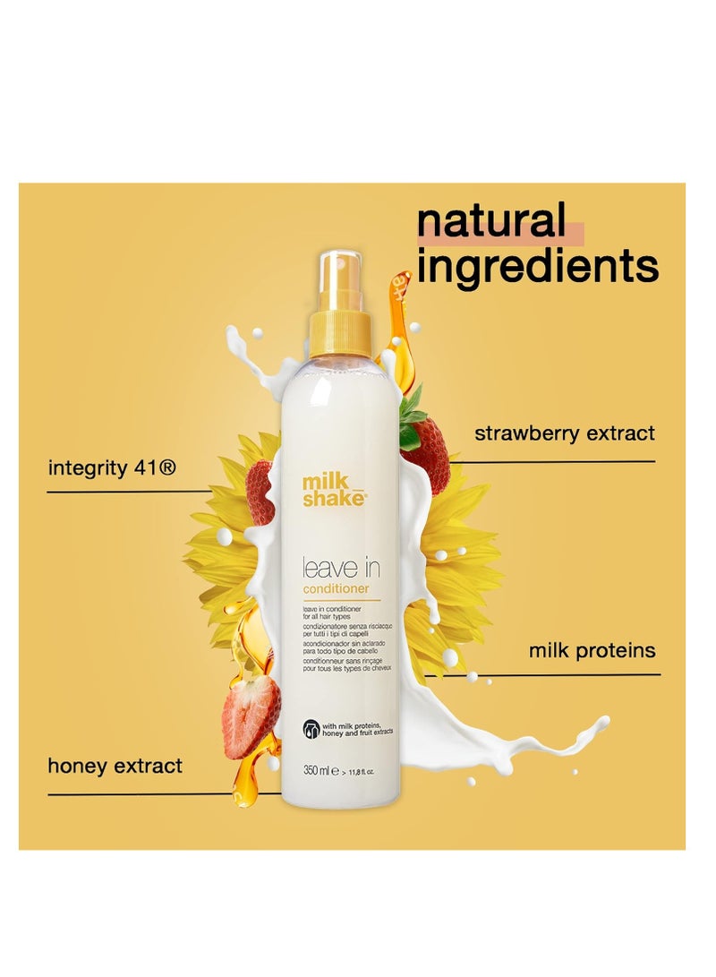 milk_shake Leave-In Conditioner Detangler Spray for Natural Hair - Leave In Conditioner for Curly Hair or Straight Hair - Protects and Hydrates Color Treated and Dry Hair