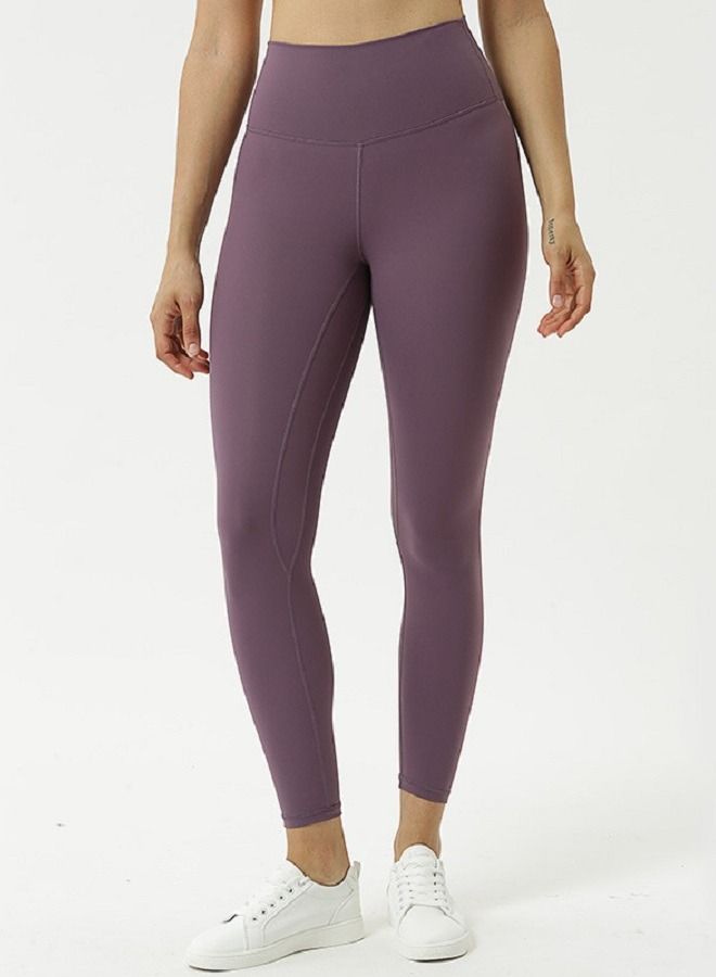 Yoga Tight Fitting Stretch Soft Pants Purple