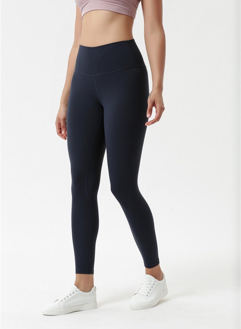 Yoga Tight Fitting Stretch Soft Pants Blue