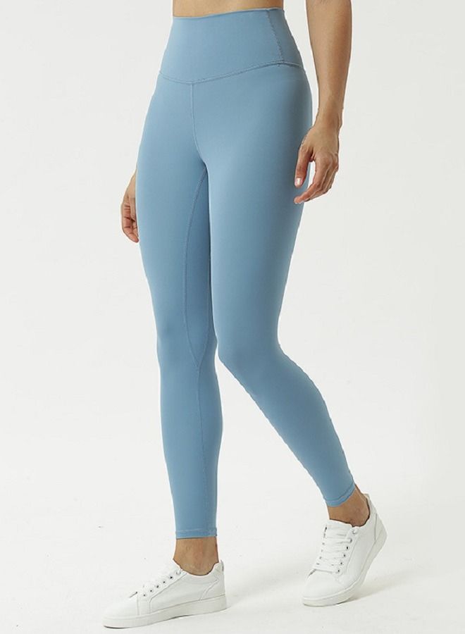 Yoga Tight Fitting Stretch Soft Pants Blue