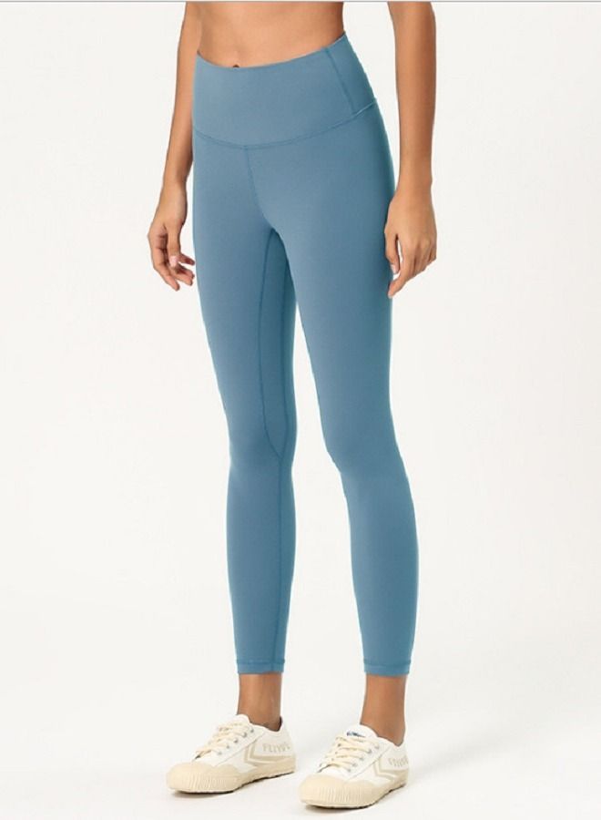Yoga Tight Fitting Stretch Soft Pants Blue