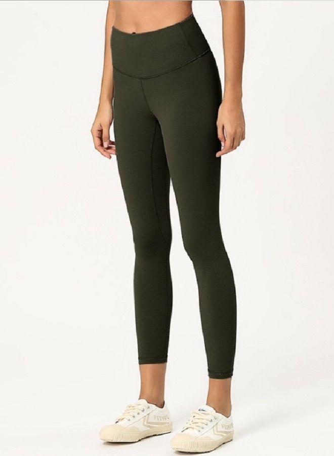 Yoga Tight Fitting Stretch Soft Pants Green