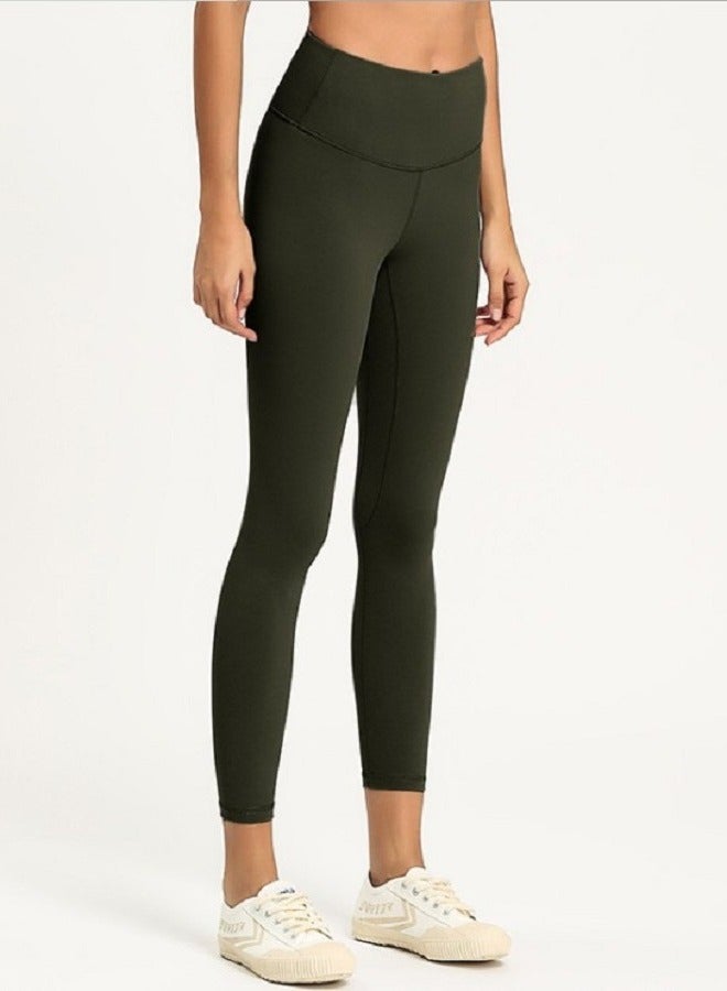 Yoga Tight Fitting Stretch Soft Pants Green