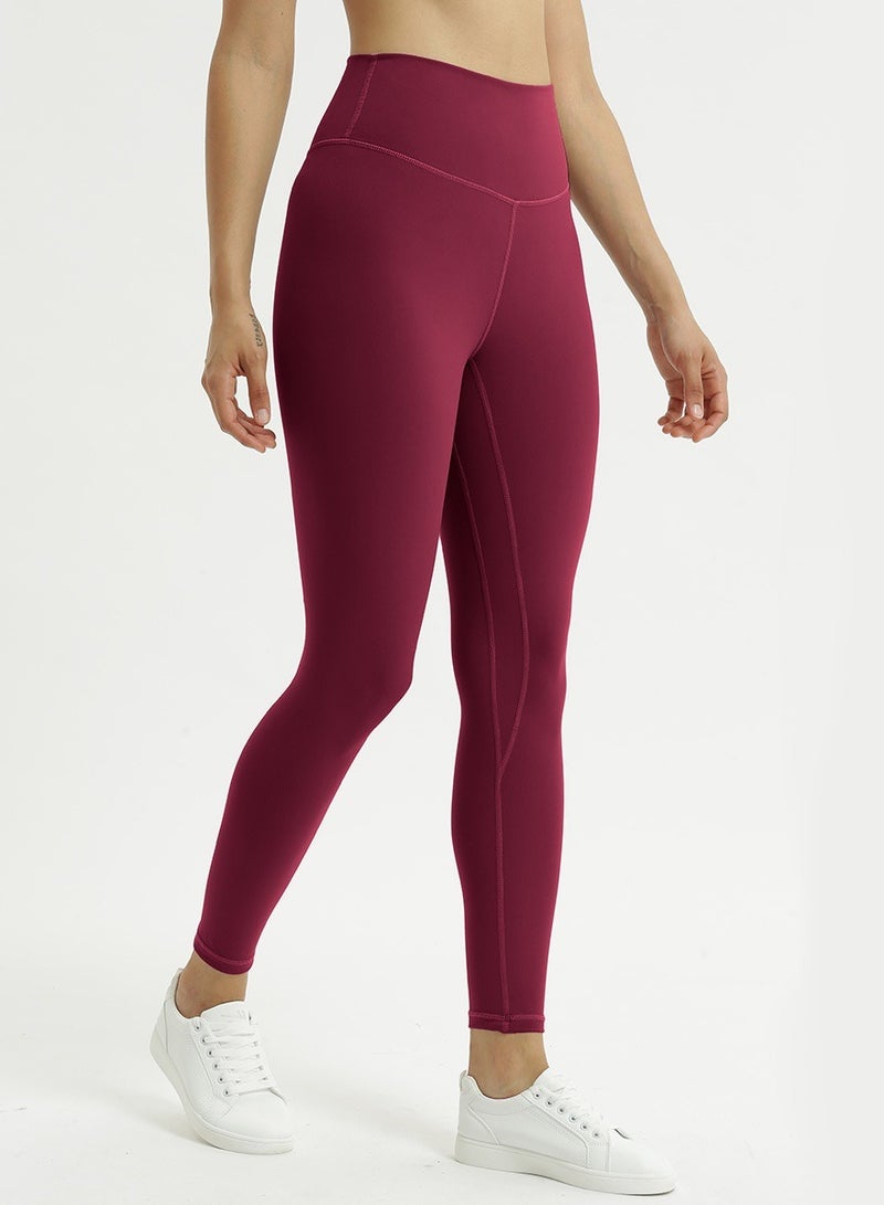 Yoga Tight Fitting Stretch Soft Pants Red