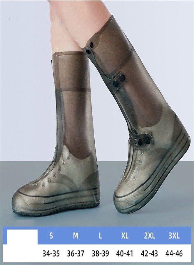 Children's Super High Rain Boots Cover Brown