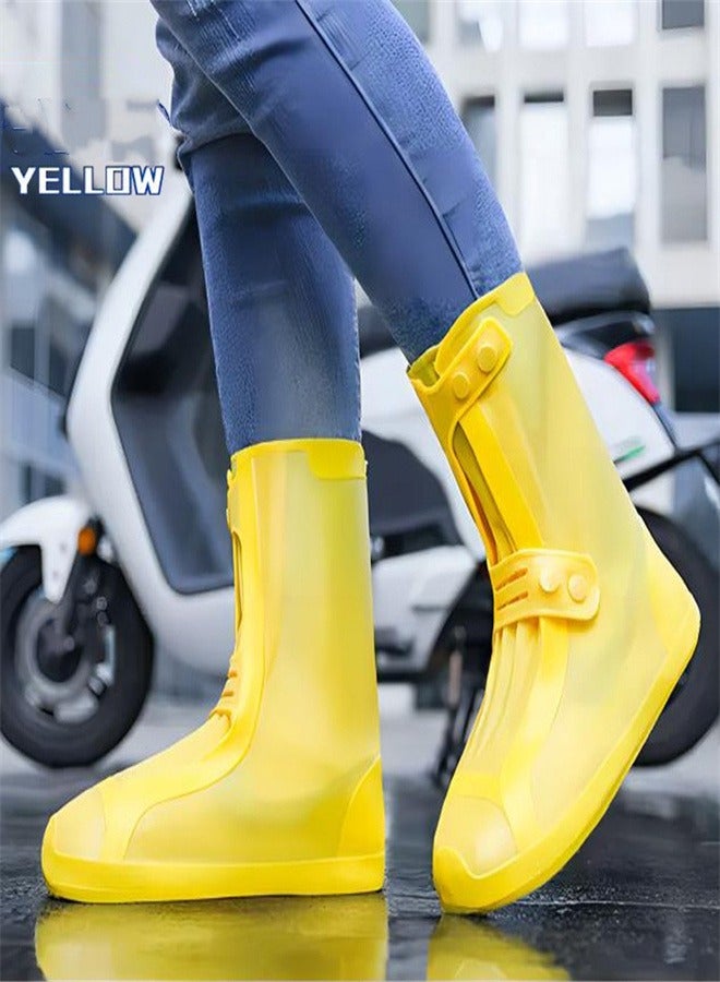 Children's High Rain Boots Cover Yellow