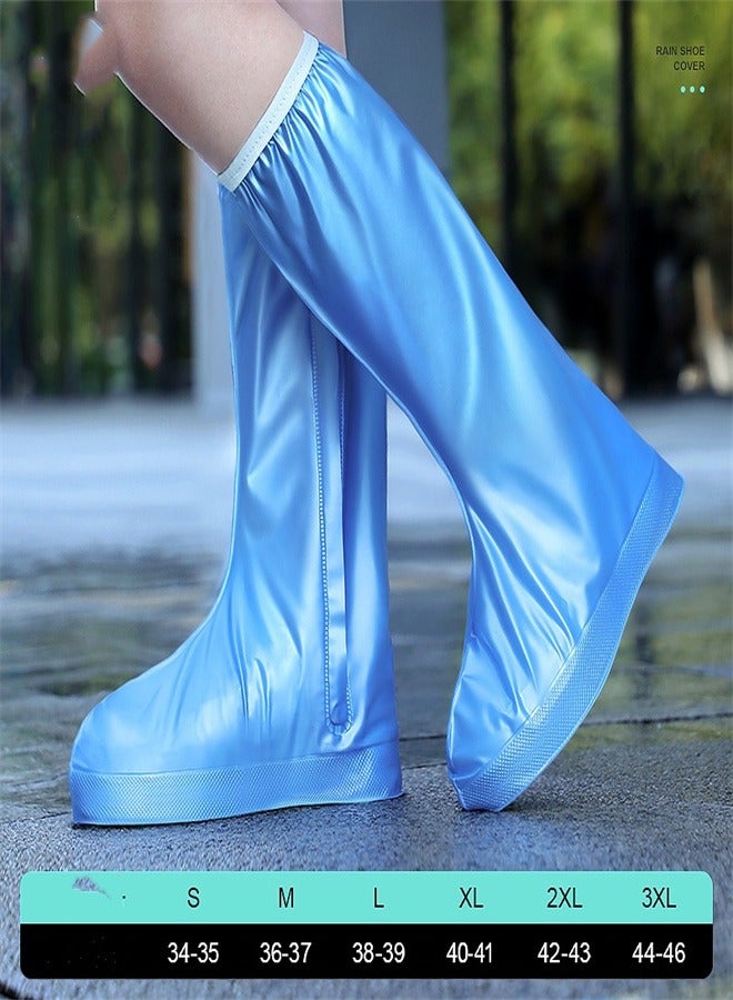 Children's High Rain Boots Cover Blue