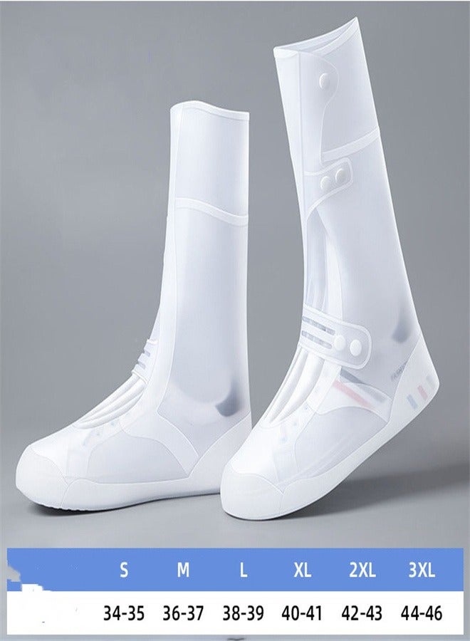 Children's Super High Rain Boots White
