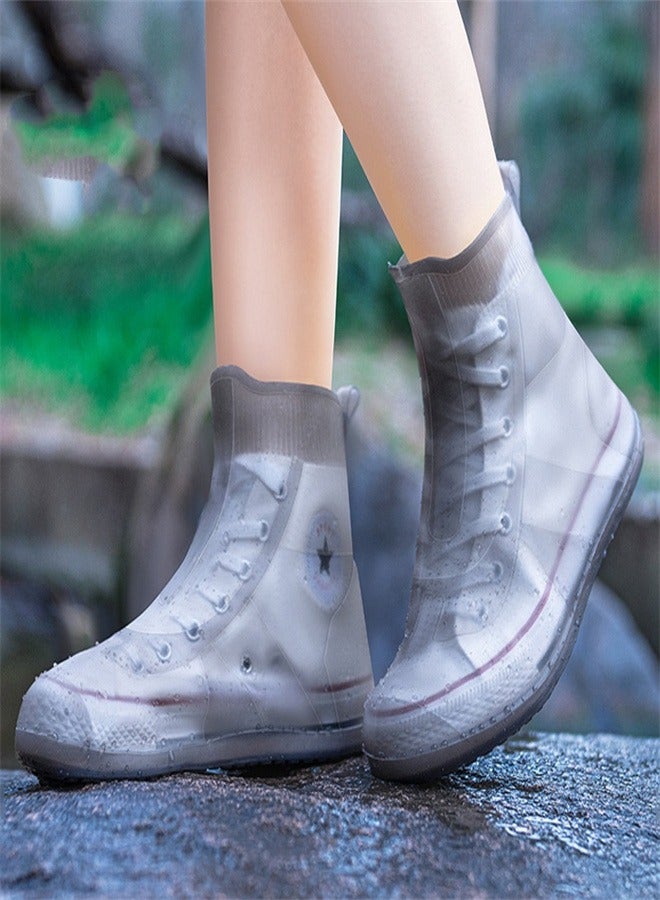 Children's High Rain Boots Brown