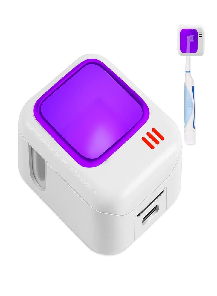EXCEFORE, Toothbrush UV Sanitizer Case, Portable Toothbrush Sterilizer, 99.99% Germicidal Effect, for Electric Toothbrushes and Manual Toothbrushes, for Home and Travel