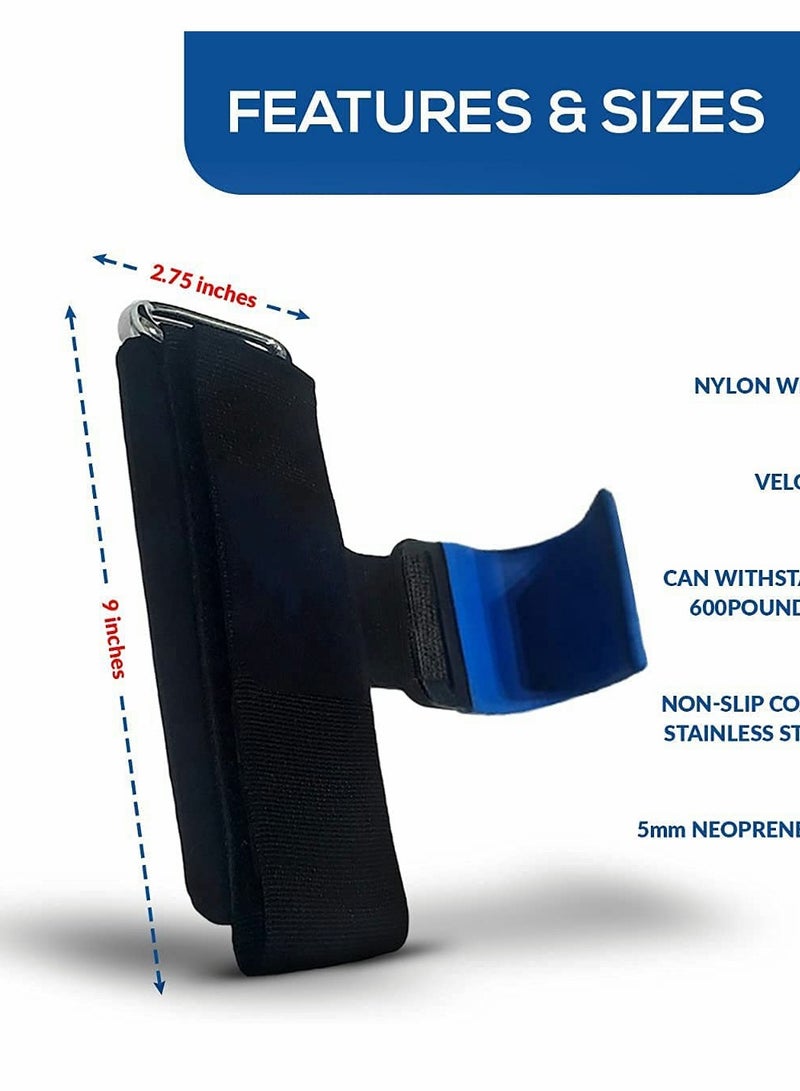 Weight Lifting Hooks Grip Non-Slip Thick Padded Neoprene with Adjustable,Maximum Wrist Support, Lifting Grips