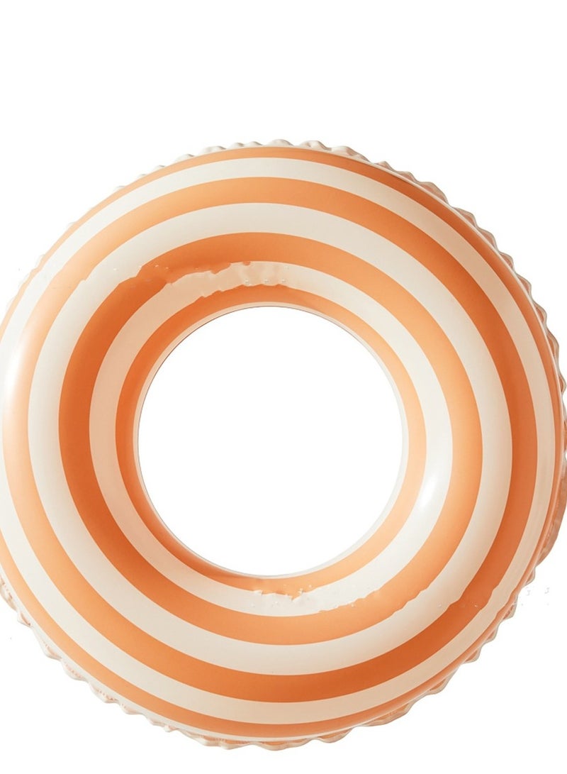 Children's  Striped  Swimming Ring Orange