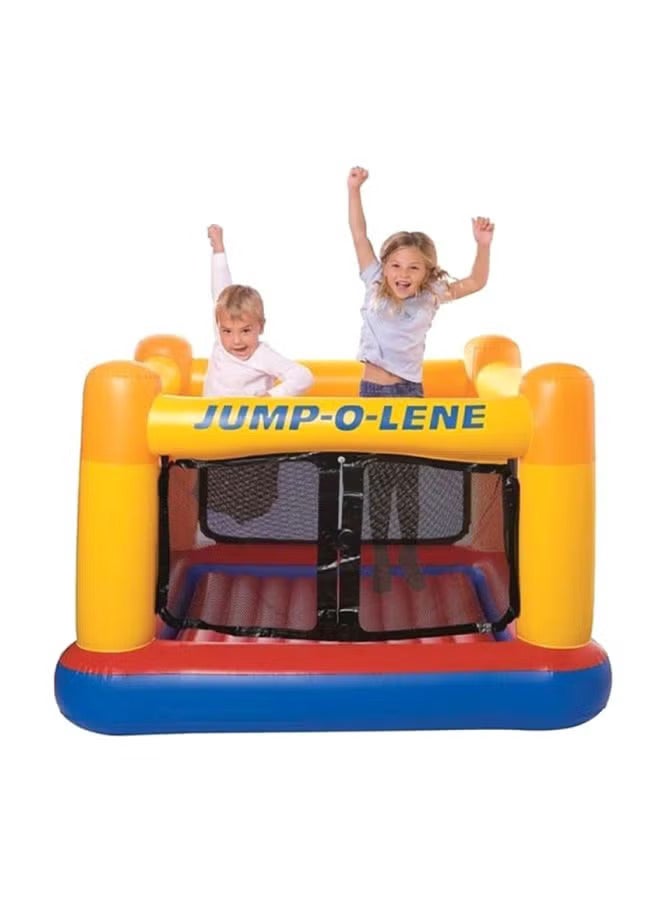 Portable Foldable Inflatable Compact Indoor Outdoor Jump-O-Lene Bouncer 174x174x112cm
