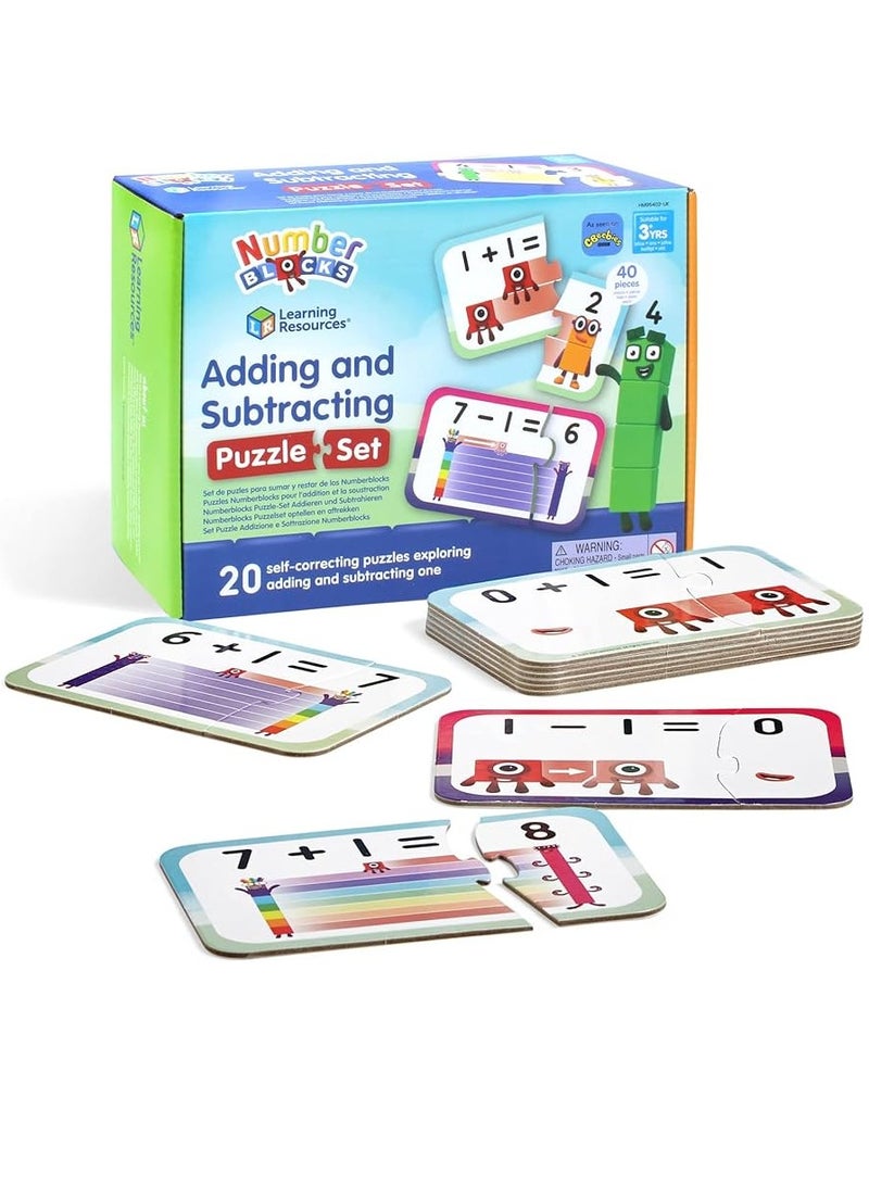 Numberblocks for Addition and Subtraction, Early Learning for Kids, Puzzle Set, One Size