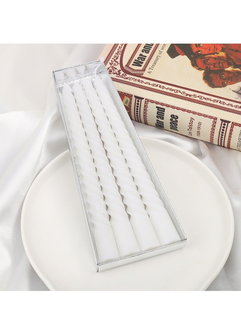 5-Piece Decorative Candle Holder For Wedding and Candlelight Dinner Bronze