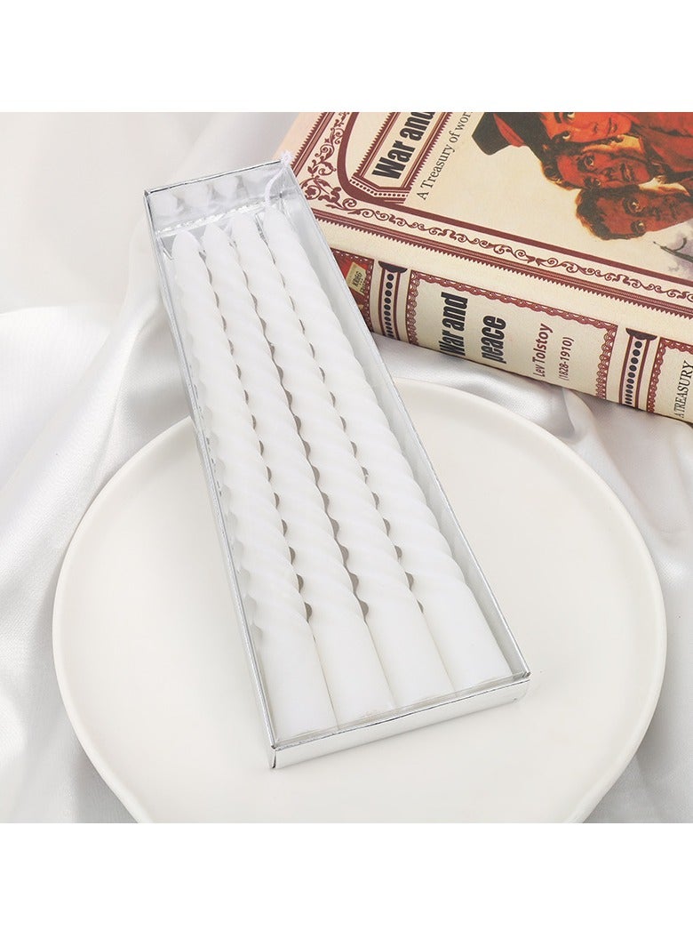 5-Piece Decorative Candle Holder For Wedding and Candlelight Dinner Black