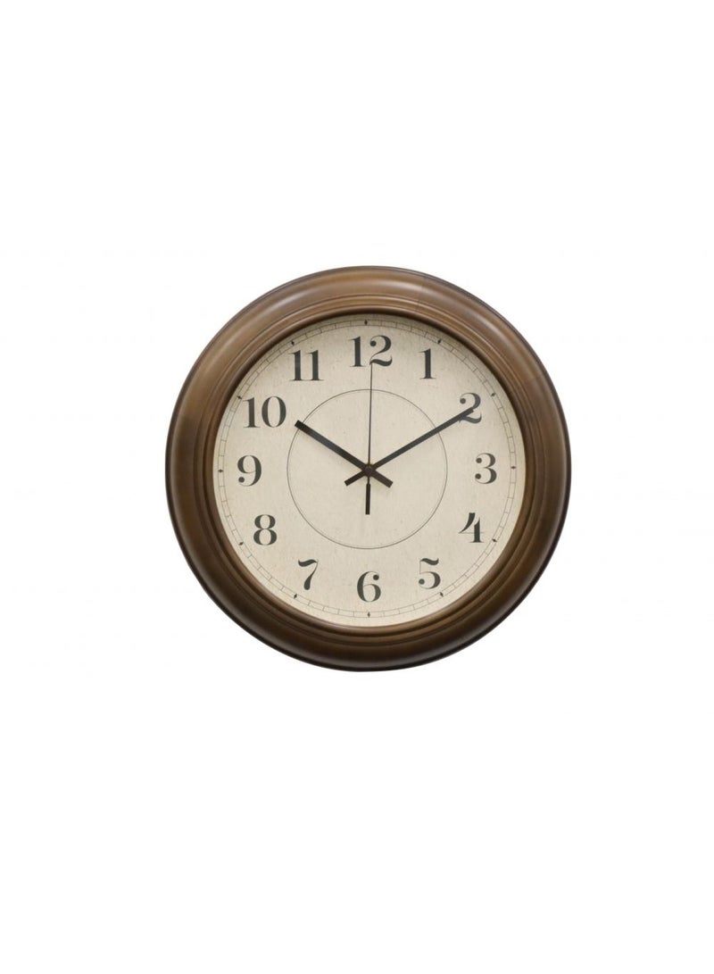 Sazwa Round Pinewood Wall Clock 37.9x4.3Cm