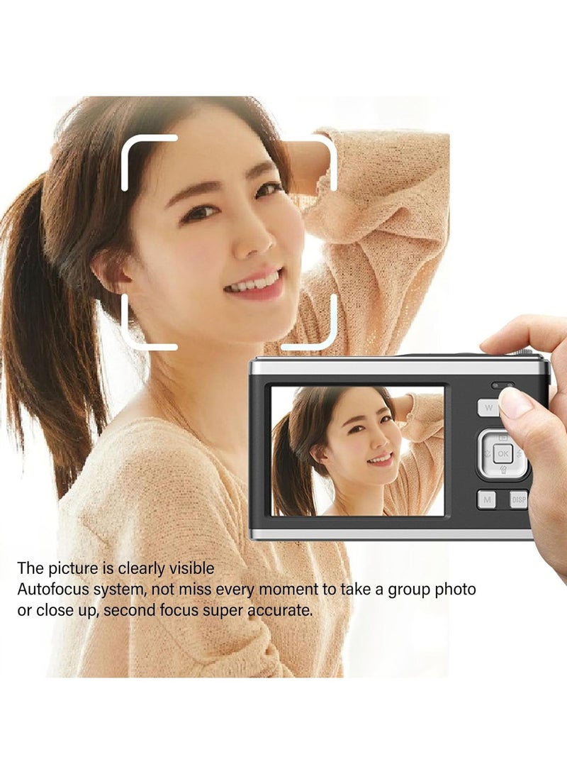 4K high-definition optical zoom digital camera camera dual screen selfie camera