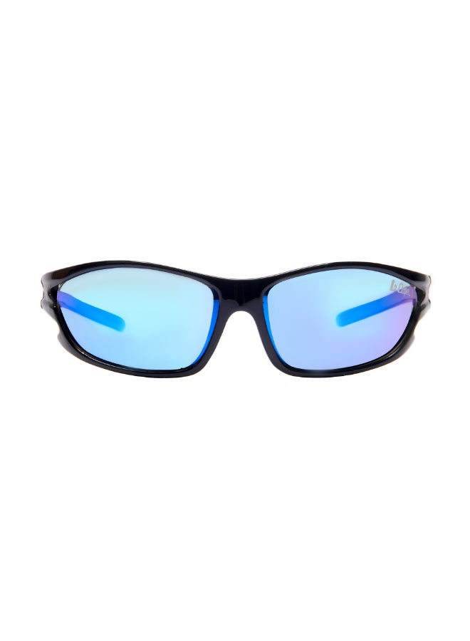 Polarized PC Blue Mirror with Sports type, Round Shape
56-12-110 mm Size, TAC 1.1 Lens Material, Black Frame Color