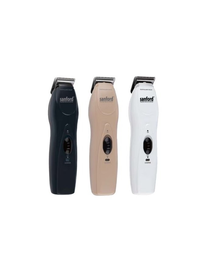 Rechargeable Hair Clipper Black/White/Brown