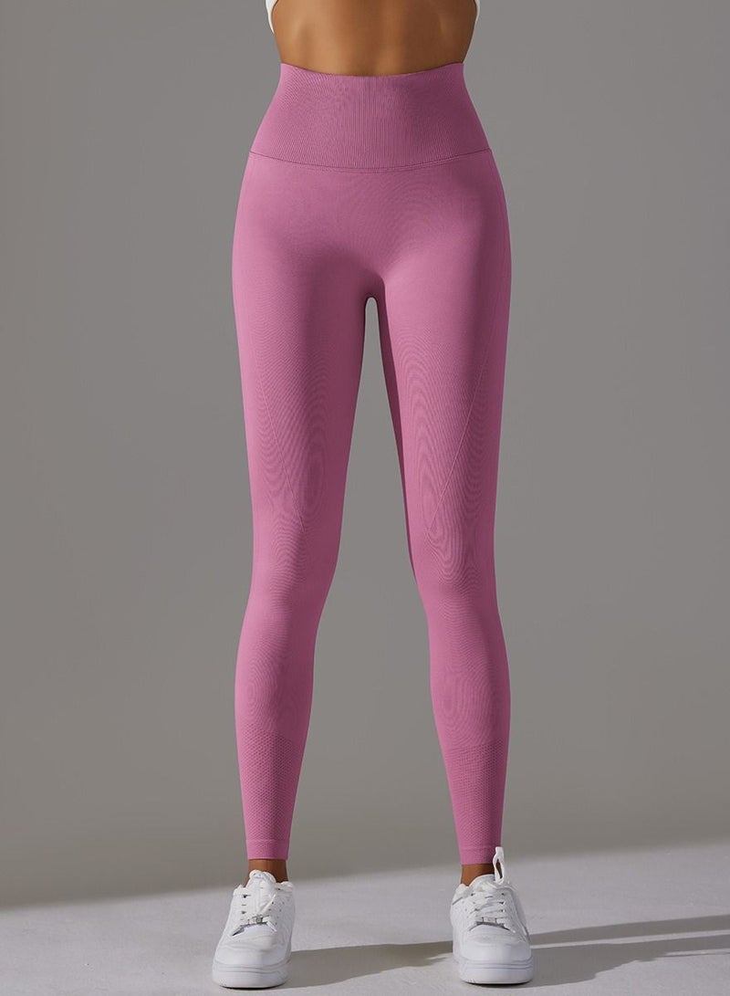 Yoga Tight Fitting Stretch Soft Pants Pink