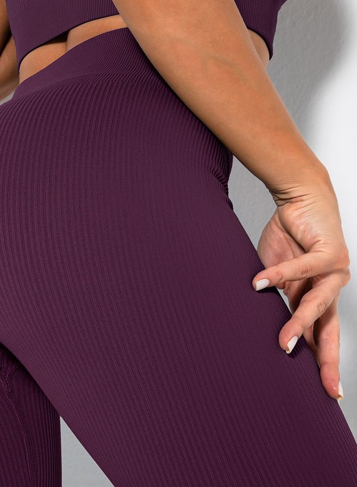 Yoga Tight Fitting Stretch Soft Pants Purple