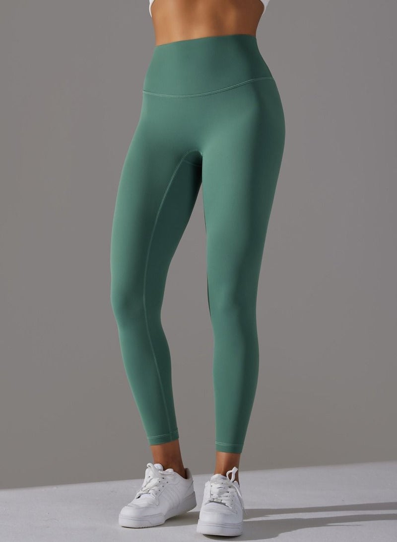 Yoga Tight Fitting Stretch Soft Pants Green
