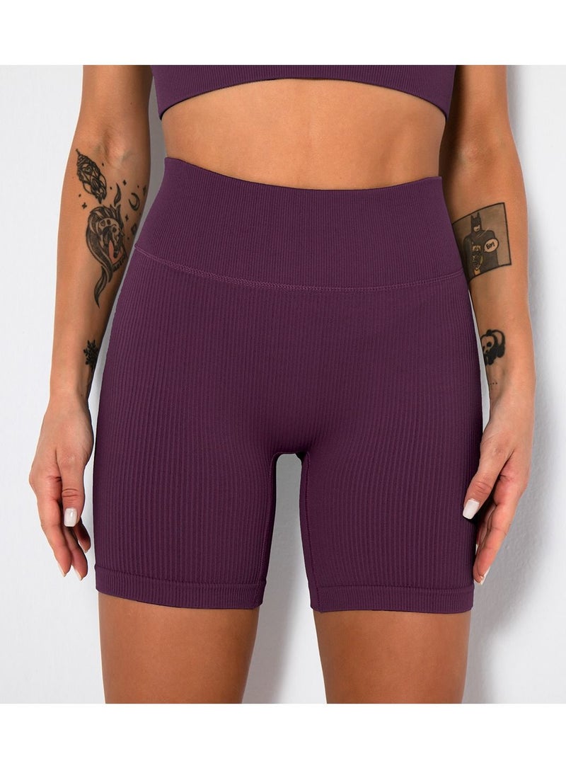Yoga Tight Fitting Stretch Soft Pants Purple