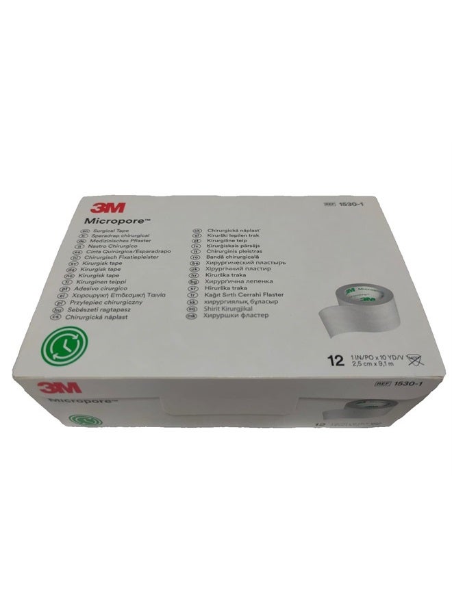 3M Micropore Paper Tape - White, 1