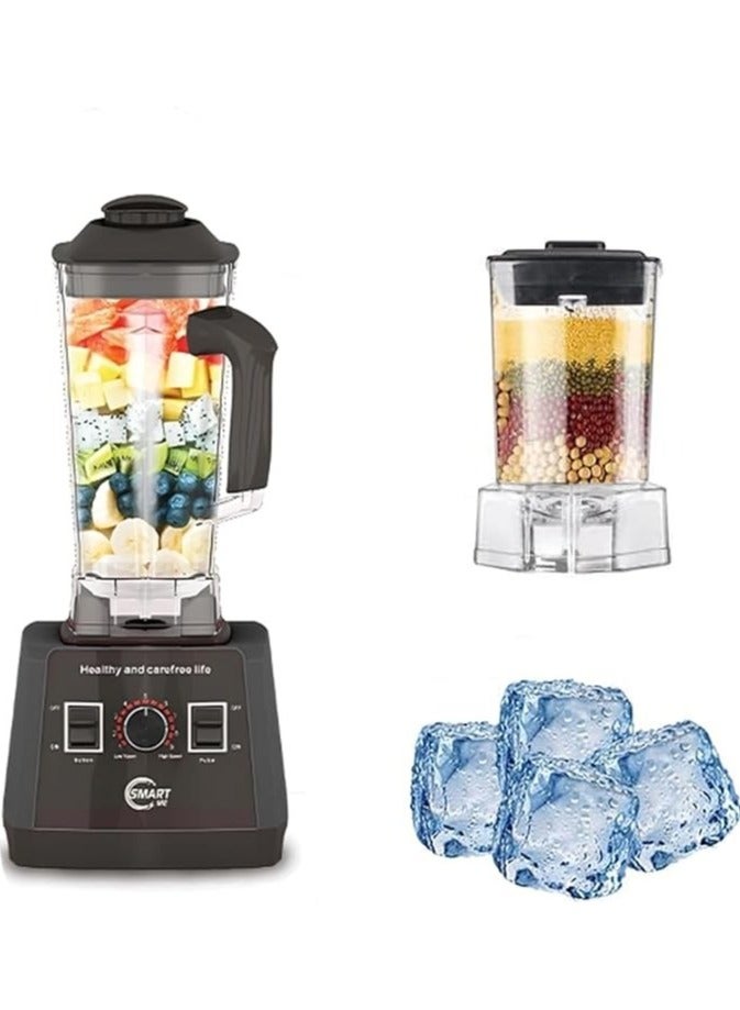 Blender,5000W High Performance Mixer, 9 Speed Levels, 2-in-1 [2.5 L Stand Mixer and Smoothie Maker & Coffee Grinder] Self-Cleaning Function, BPA Free