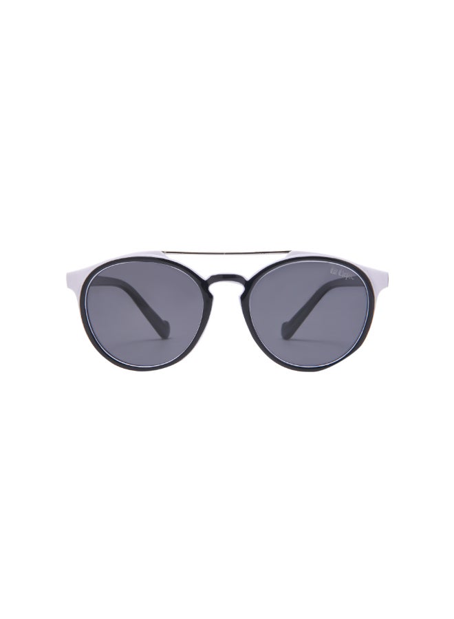 Polarized PC+METAL Grey with Round type, Round Shape
47-13-125 mm Size, 0.74MM POLARZIED Lens Material, Black Frame Color