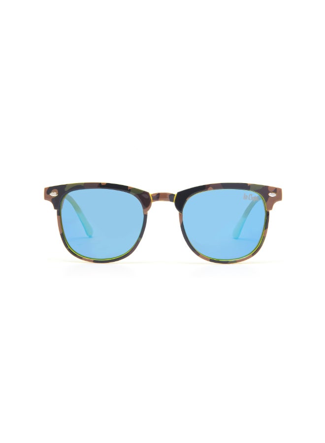 Polarized PC Blue Mirror with Wayfarer type, Round Shape
50-18-130 mm Size, 0.74MM POLARZIED Lens Material, Yellow Frame Color