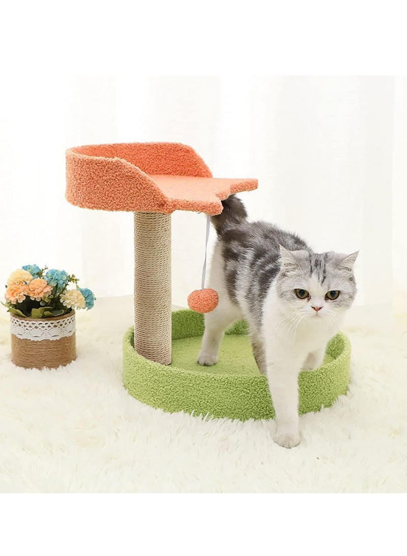Altheqa Cat Scratching Post,Cat Toy with Dangling Ball,Cat Scratcher,Cat Bed Large Sisal Cat Scratching Poles Cat Tree Great for Kittens and Adult Cat Brand: TOMVAES