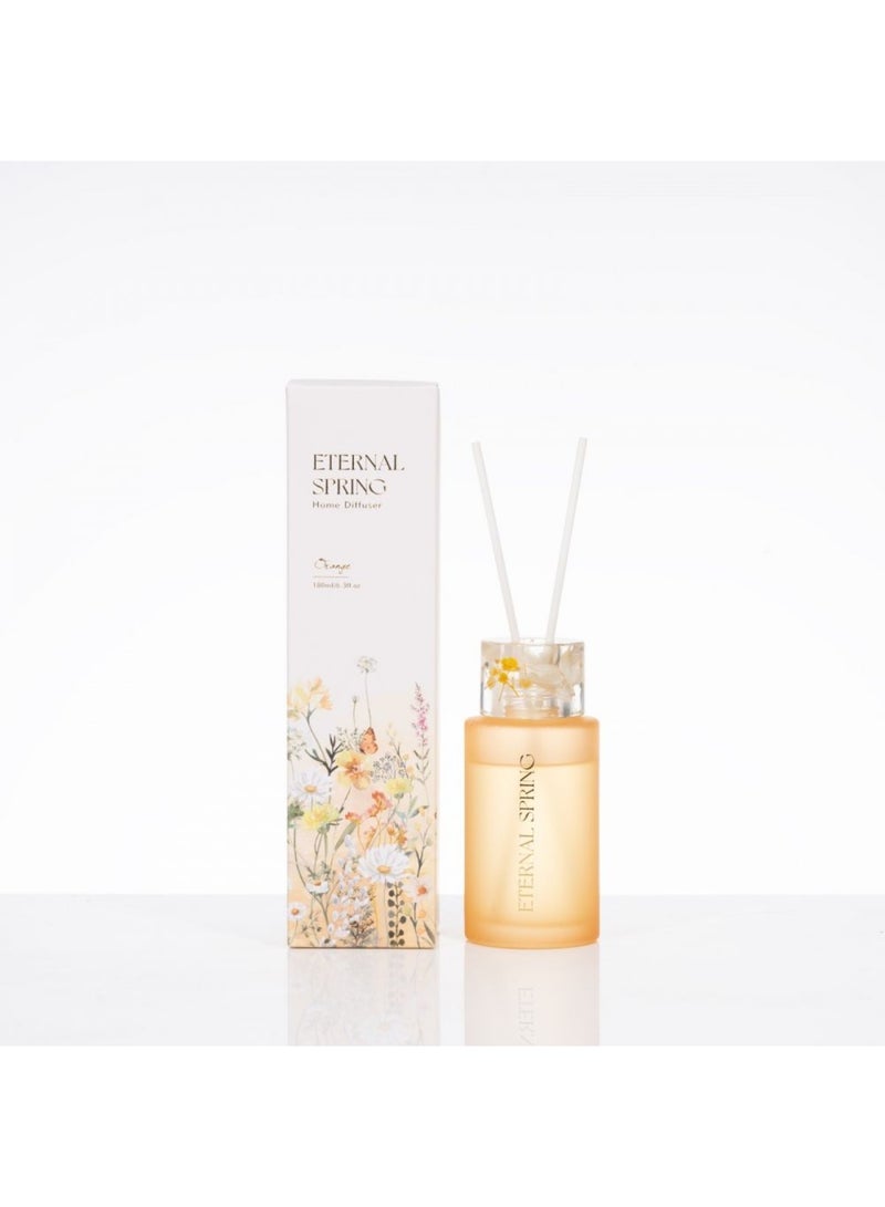 SS24-AMARA Reed Diffuser With Dried Flowers Orange 180ML (MS.J231004-B)