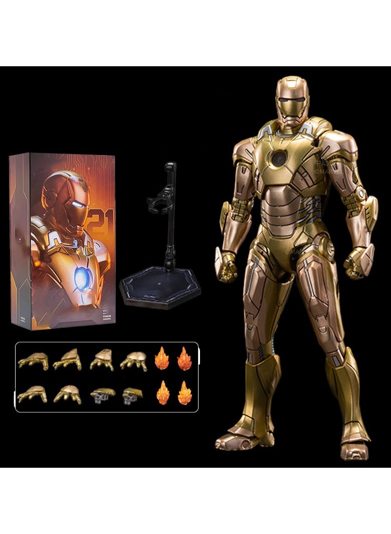 Iron Man Articulated Action Figure Model Ornament Toy 19cm