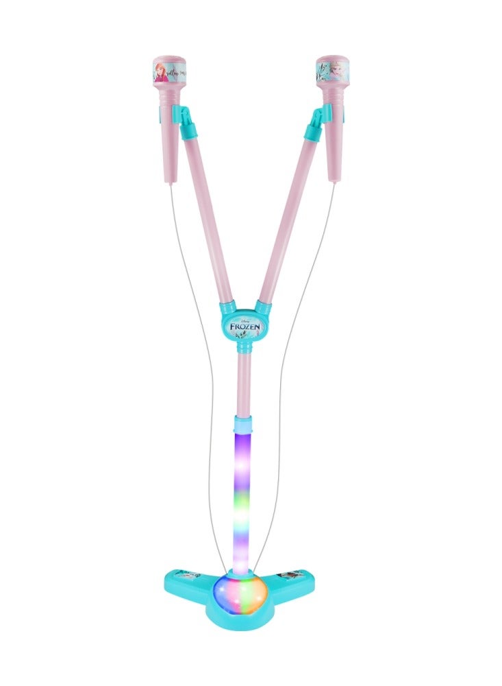 Disney Frozen - Double Mic Stand With RGB Lights & BT