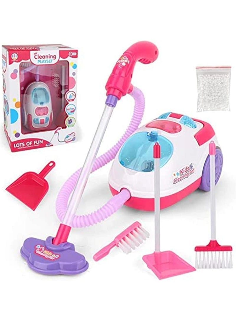 Kids Cleaning Playset Toy Pink
