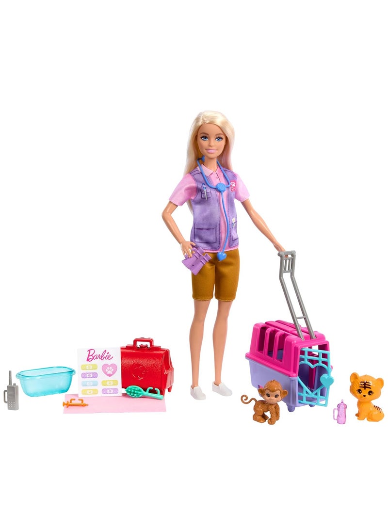 Barbie Animal Rescue and Recover Doll
