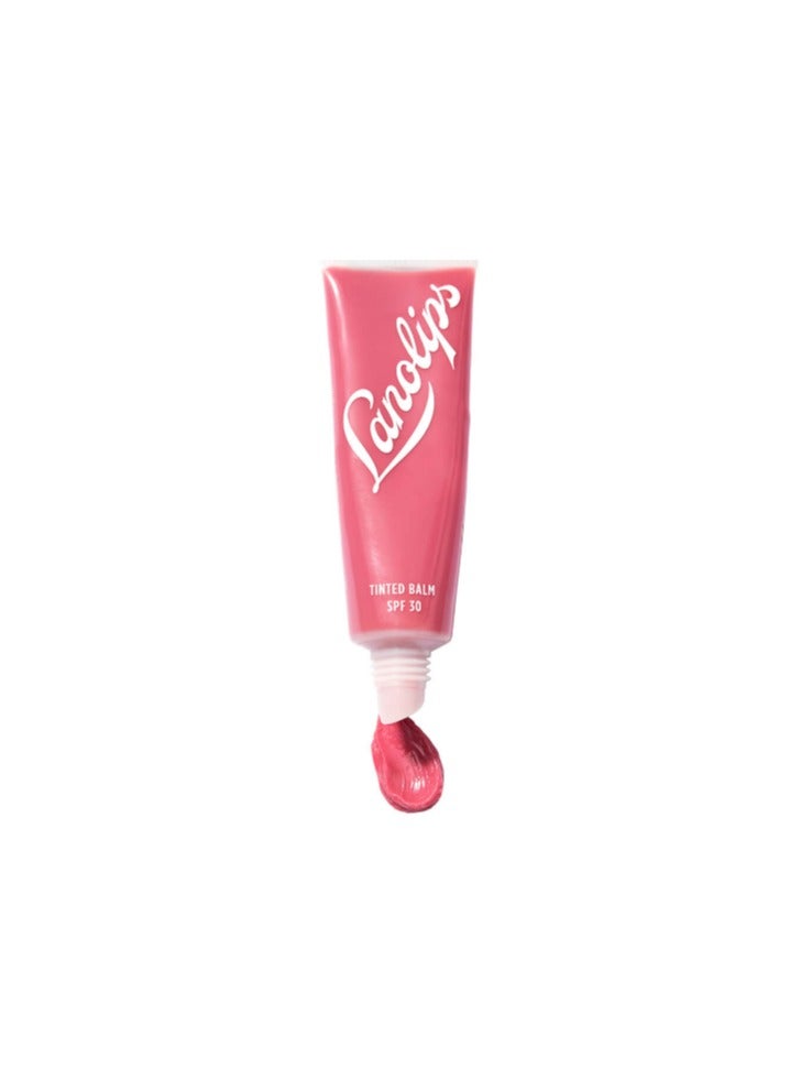 LANOLIPS TINTED SPF30 BALM - RHUBARB 12.5G