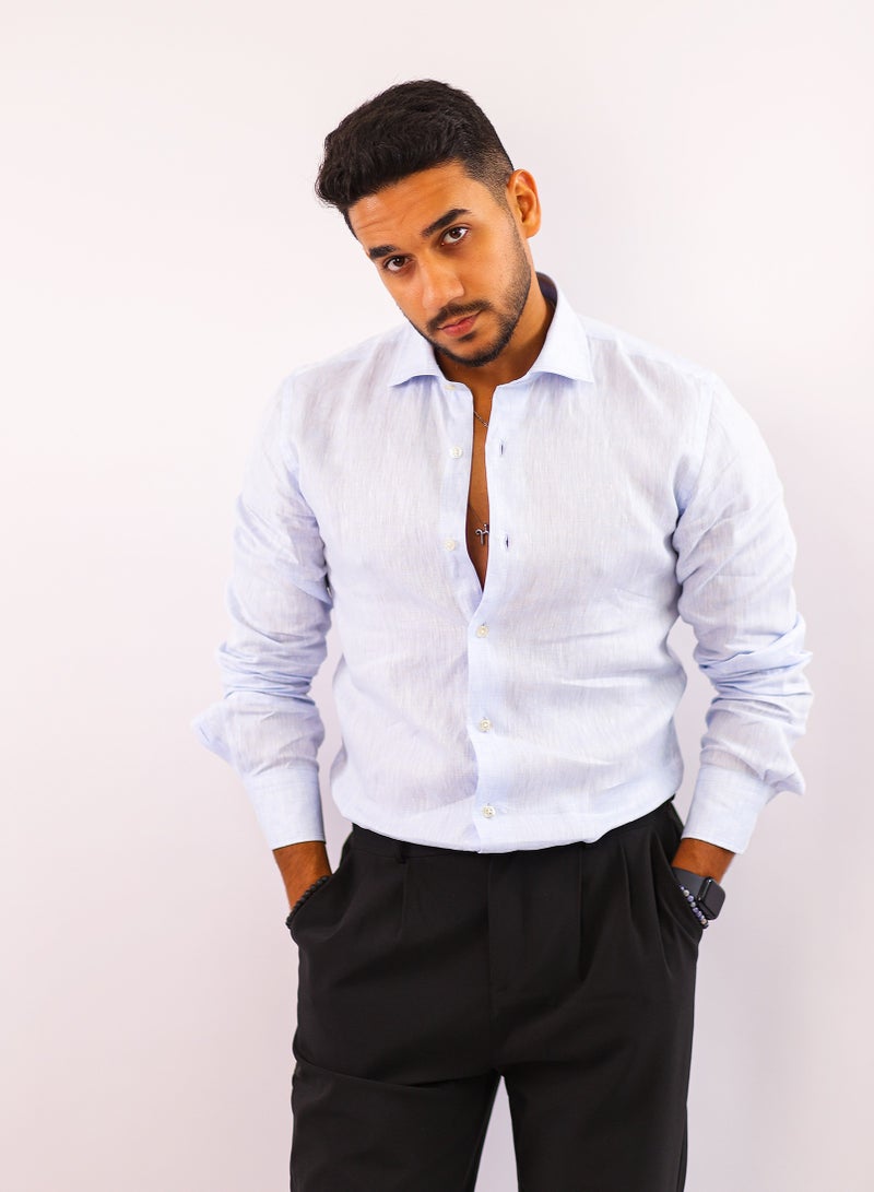 100% Men's Linen Shirt