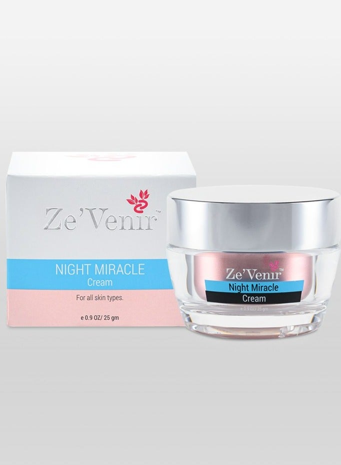 ZE VENIR NIGHT MIRACLE CREAM 25ML - Unveil Radiant Skin Overnight