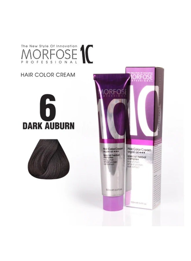 Morfose 10 Hair Color Cream in 6 Dark Blonde 100ml - Discover Multidimensional Vibrancy