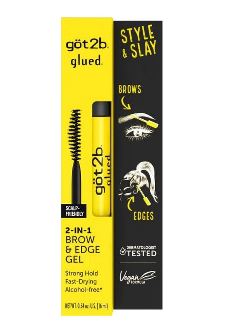 Got2B Brow & Edge Styling Gel, 72hr Hold, Vegan, 16ml