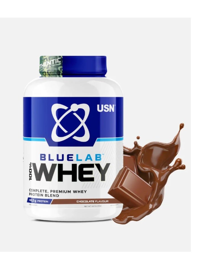 USN Blue Lab 100% Whey 2kg Chocolate Flavor 62 Serving