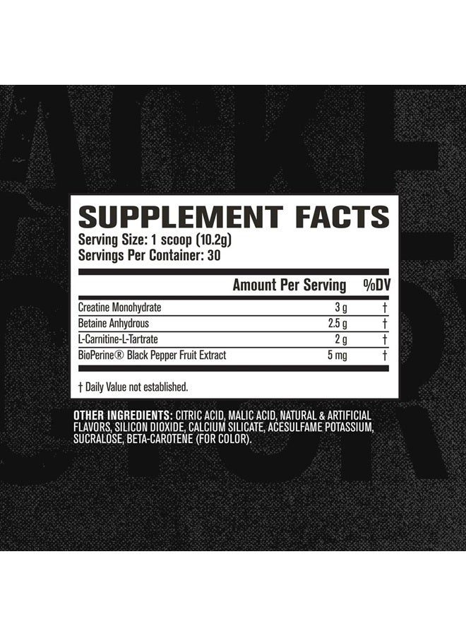 Growth Surge Creatine Post Workout w/L-Carnitine - Daily Muscle Builder & Recovery Supplement with Creatine Monohydrate, Betaine, L-Carnitine L-Tartrate - 30 Servings, Sour Peach Rings