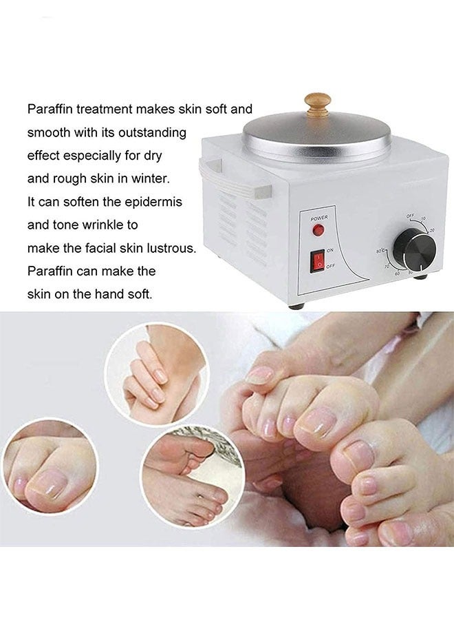 Portable Wax Heater for Painless Hair Removal, Women Men Professional Wax Heater with Adjustable Temperature Set