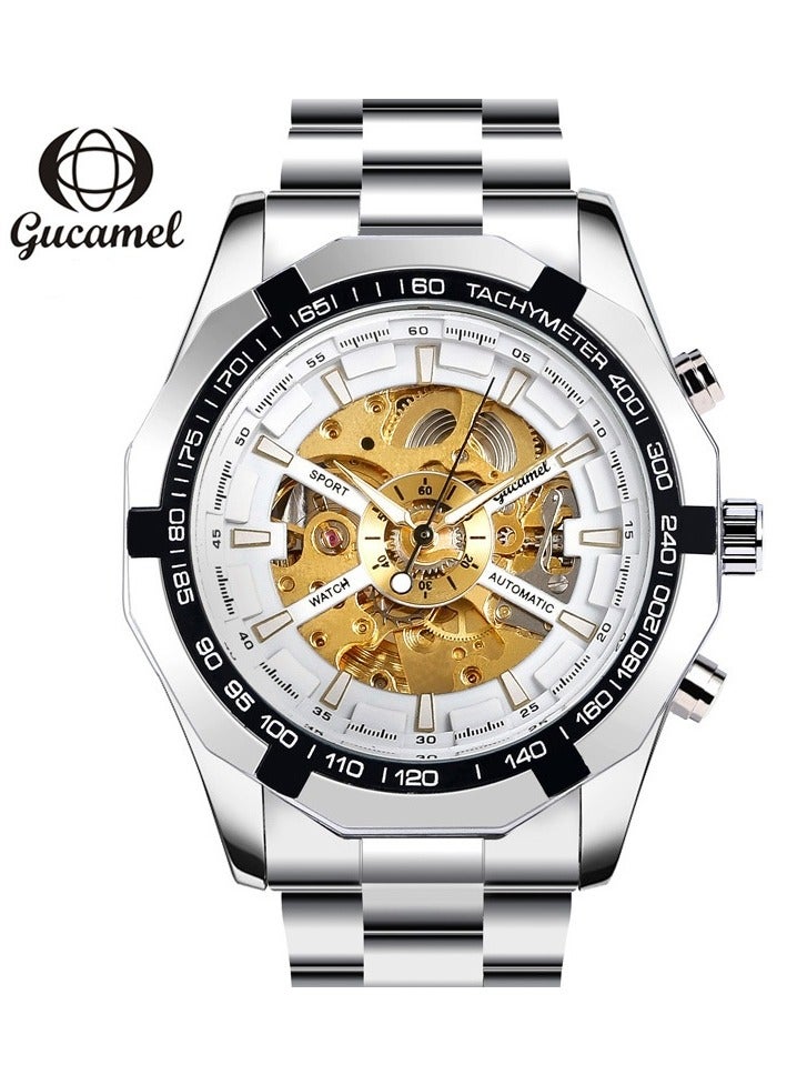 Men's Multifunctional Three-Dimensional Waterproof Fully Automatic Mechanical Watch