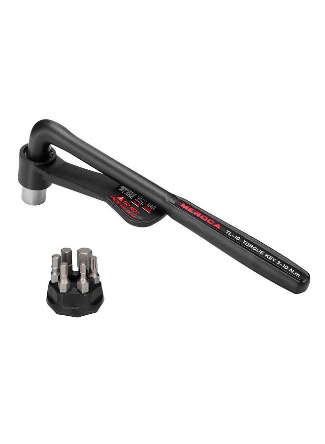 Bicycle Torque Wrench with Bits Set Portable Bike Spanner Kit Hexagon Wrench Bicycle Maintenance and Repairing Tools